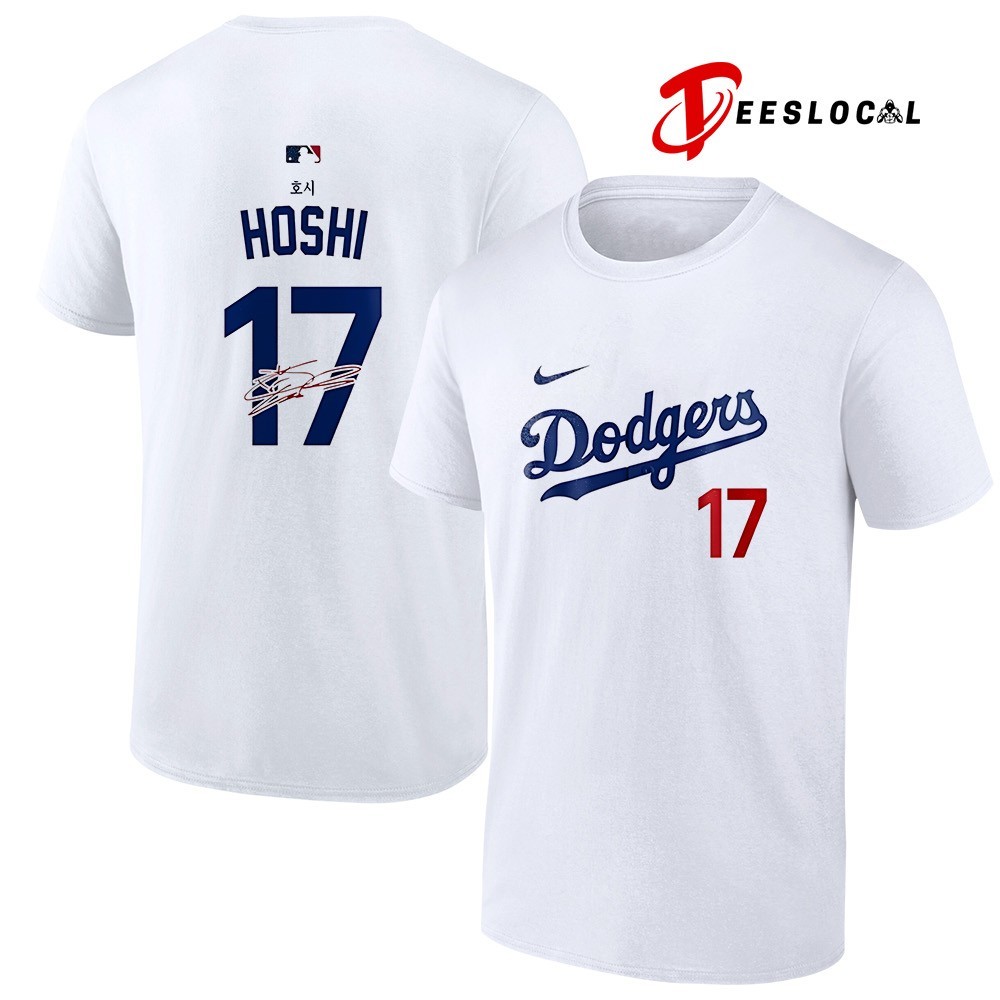 Los Angeles Dodgers x Seventeen Hoshi 17 signature shirt, hoodie