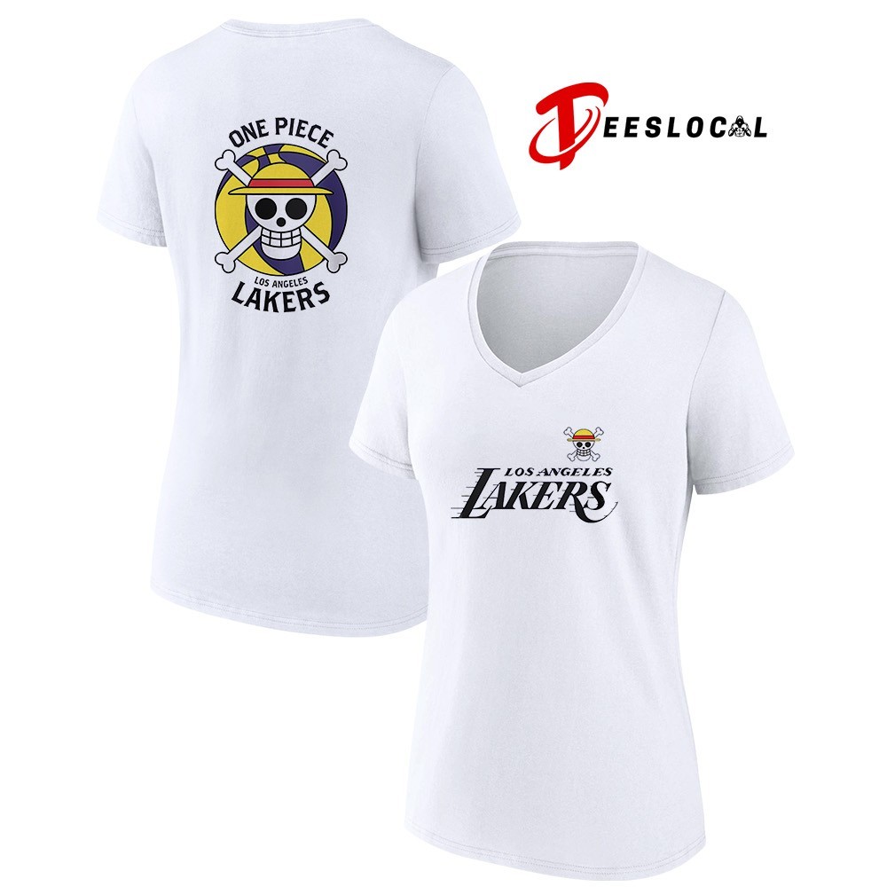 Los Angeles Lakers x One Piece logo shirt, hoodie, sweater
