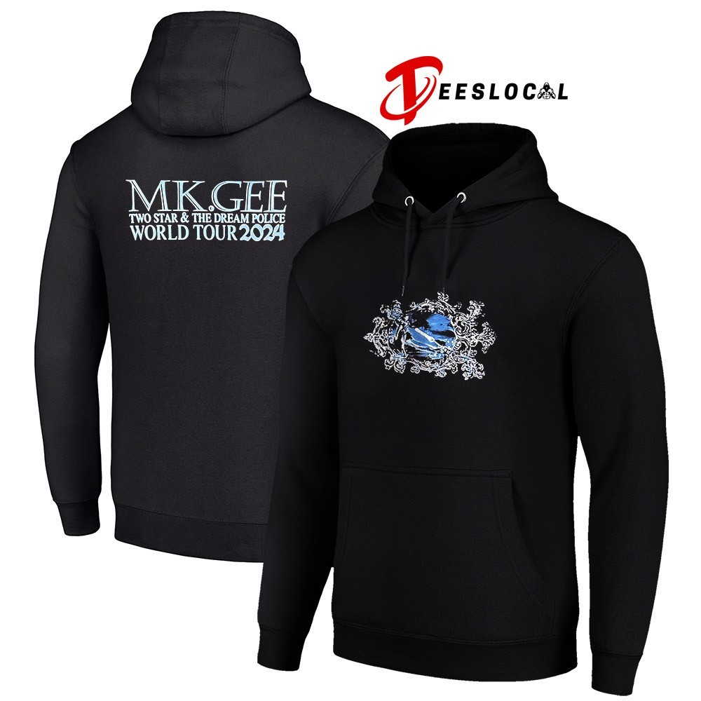 MK Gee two star and the dream police world tour 2024 shirt