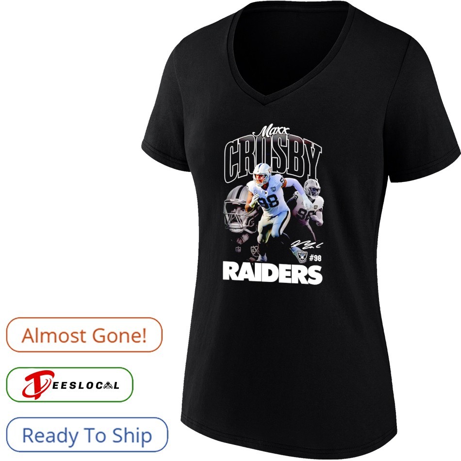 Maxx Crosby Las Vegas Raiders signature shirt