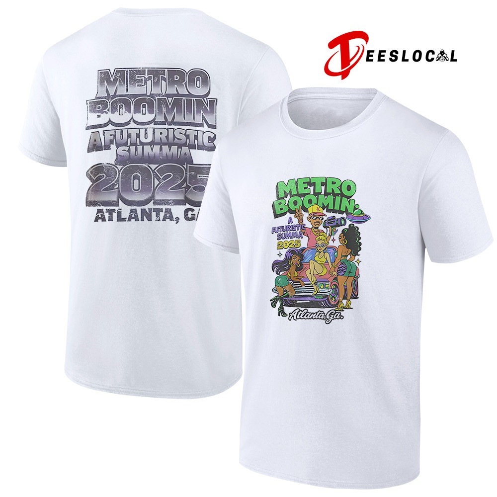 Metro Boomin a futuristic summa 2025 Atlanta Georgia cartoon shirt