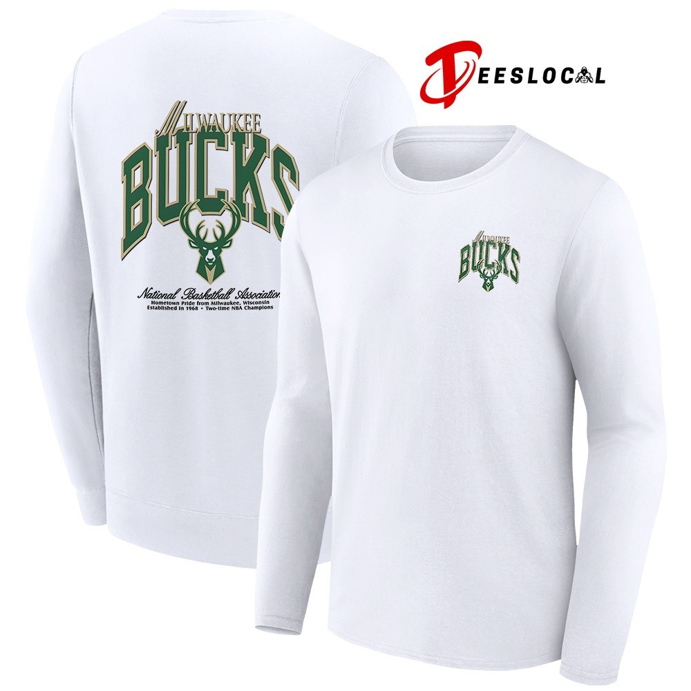 Milwaukee Bucks crossover collection foundation logo shirt
