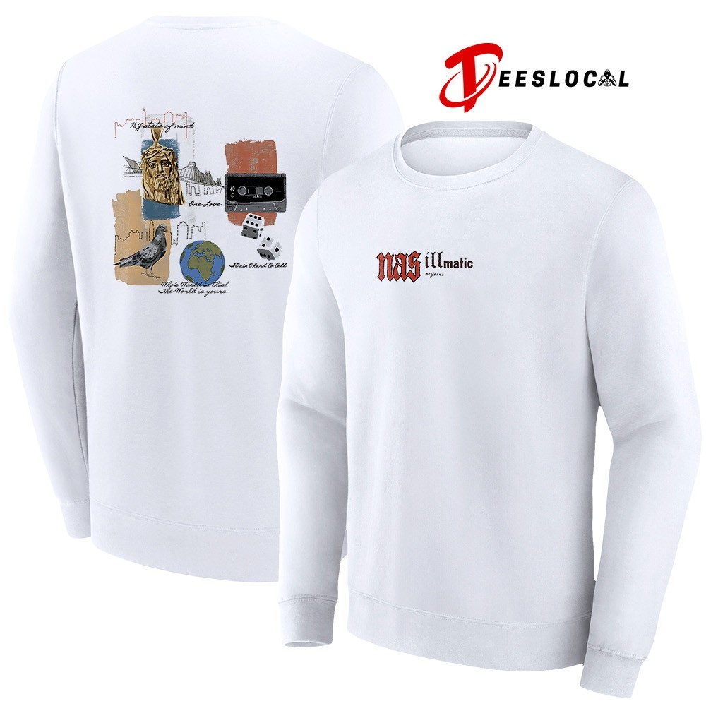 Nas Illmatic 30 years who's world is this the world is yours shirt