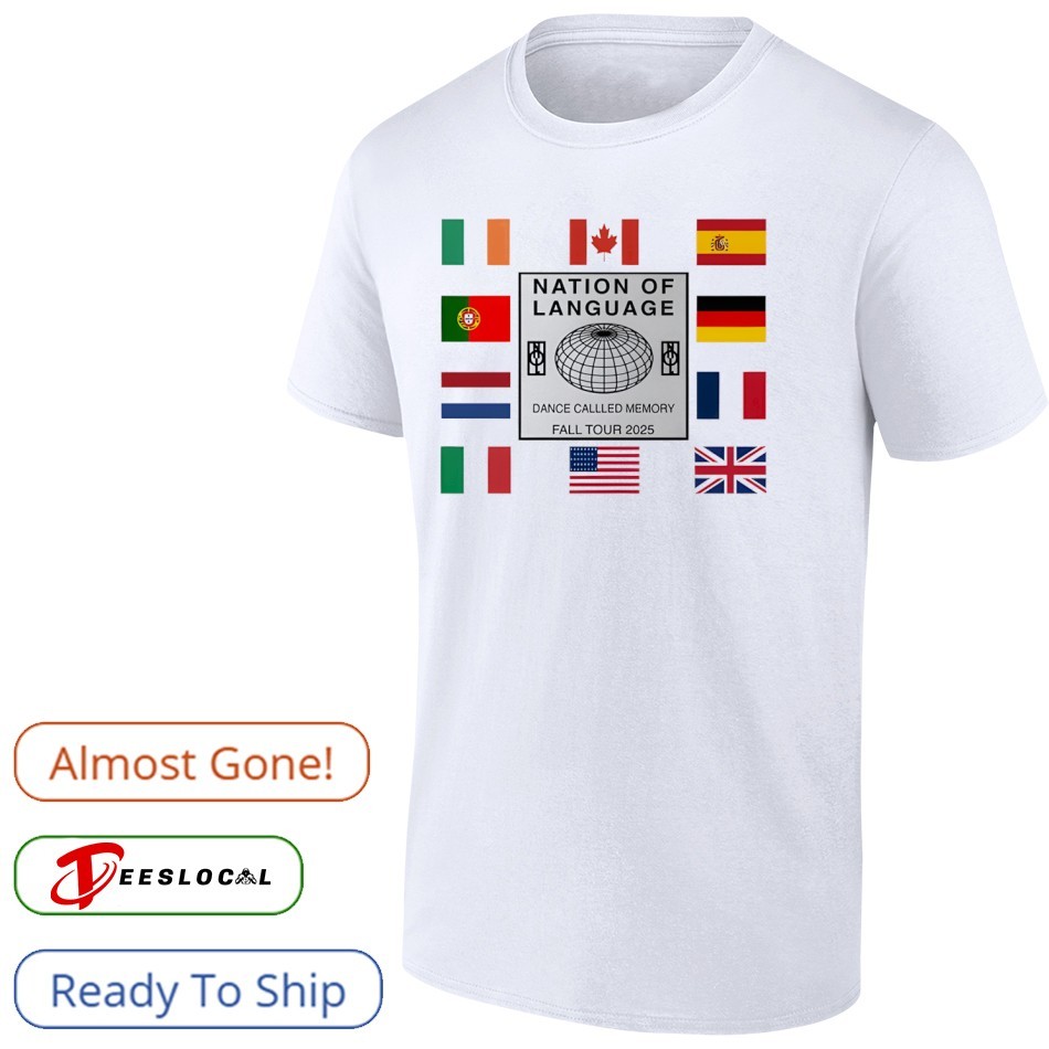 Nation Of Language Dance Called Memory 2025 World Tour Shirt