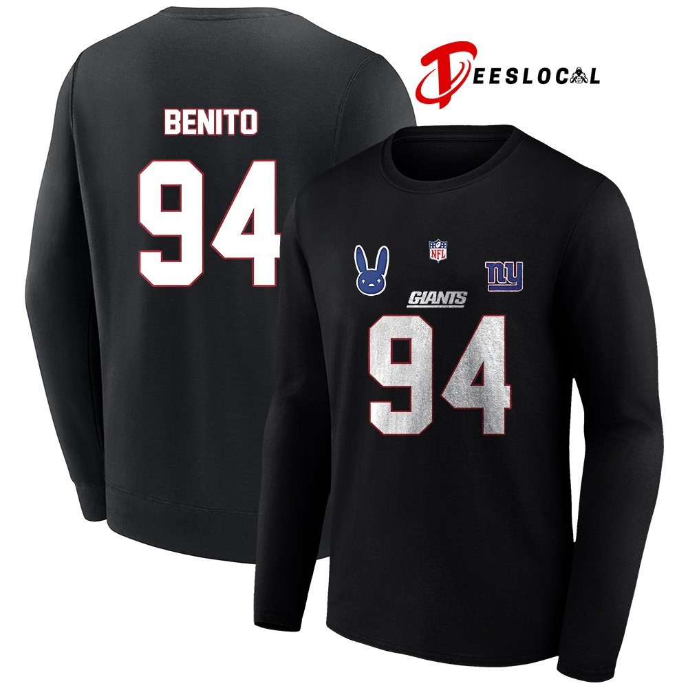 New York Giants x Bad Bunny Super Bowl 2026 football Benito 94