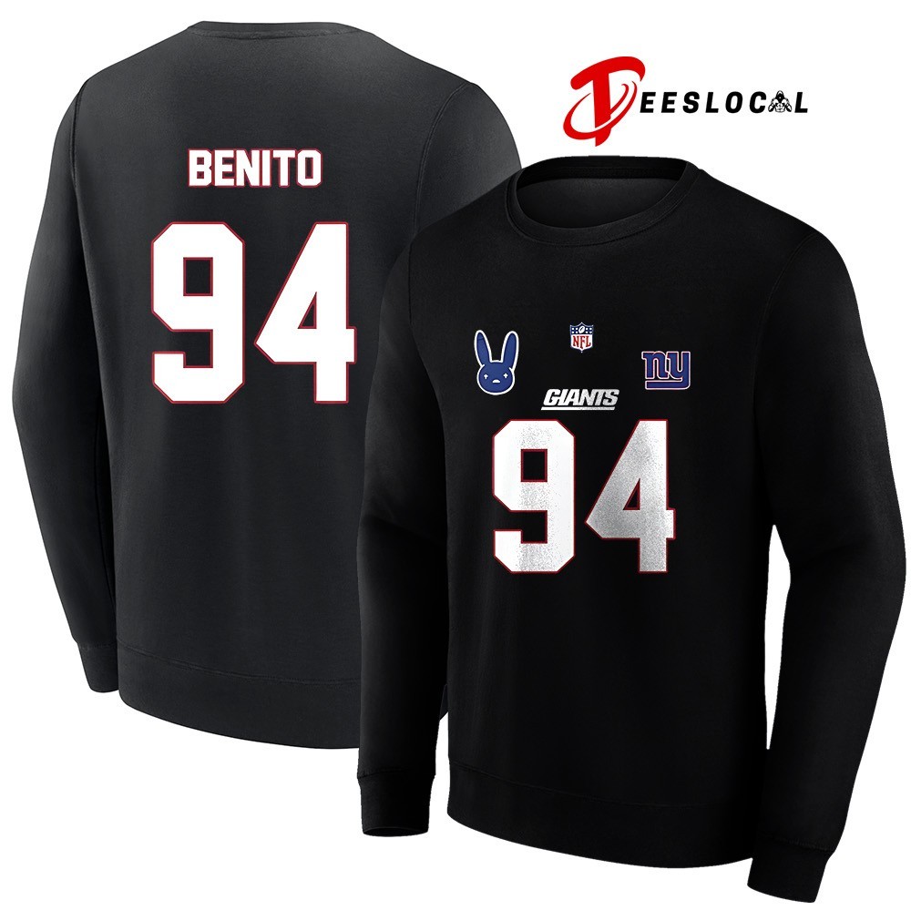 New York Giants x Bad Bunny Super Bowl 2026 football Benito 94