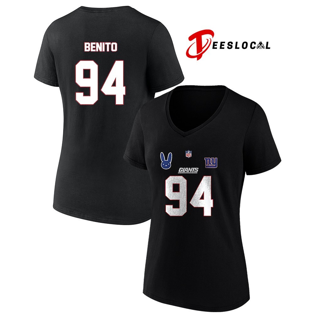 New York Giants x Bad Bunny Super Bowl 2026 football Benito 94