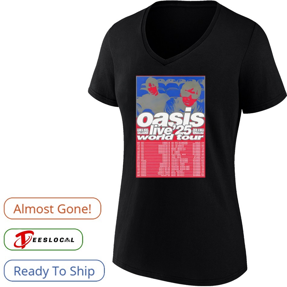 oasis live '25 ワールドツアー Tシャツ Live Tour '25 –