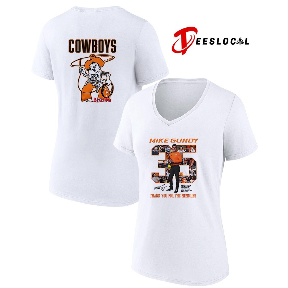 Oklahoma State Cowboys Mike Gundy 35 years thank you for the