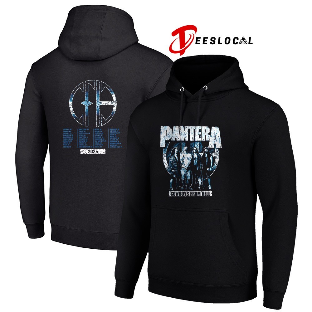 PANTERA \"COWBOYS FROM HELL TOUR\"ロンT ブラック Pantera cowboys from hell shirt, hoodie, sweater, long