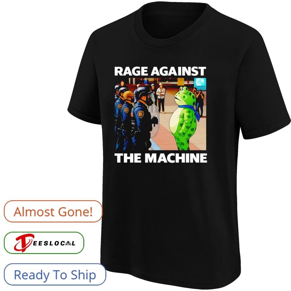Portland Frog rage against the machine USA shirt, hoodie, sweater