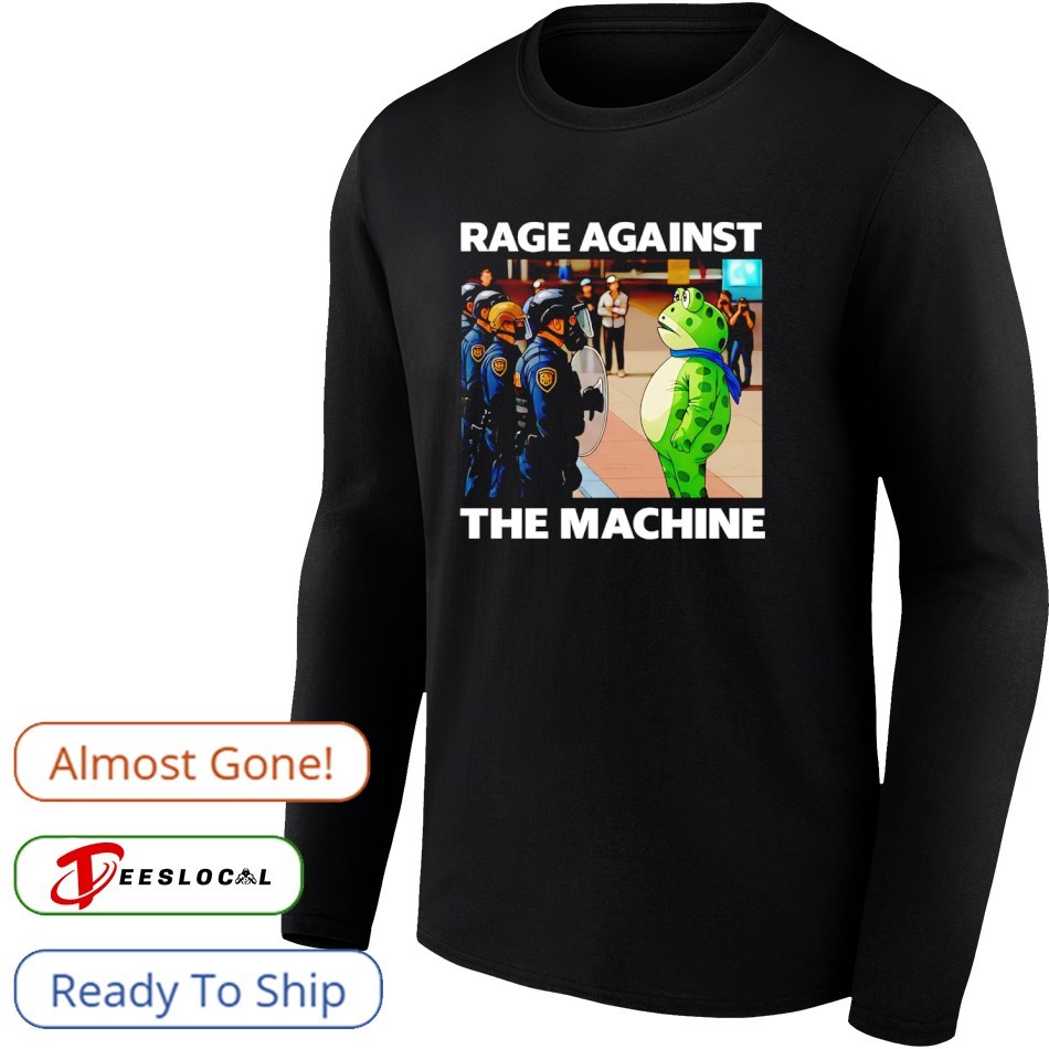 Portland Frog rage against the machine USA shirt, hoodie, sweater