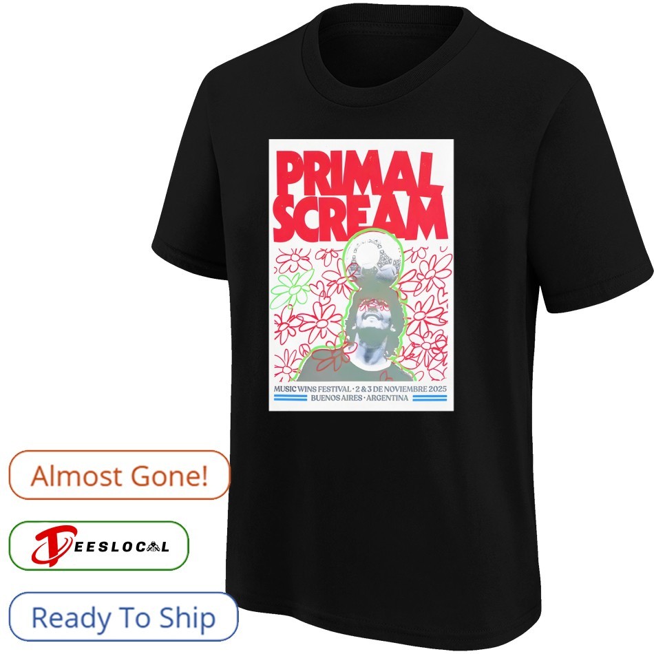 Primal Scream Nov 2-3 2025 Music Wins Festival Buenos Aires