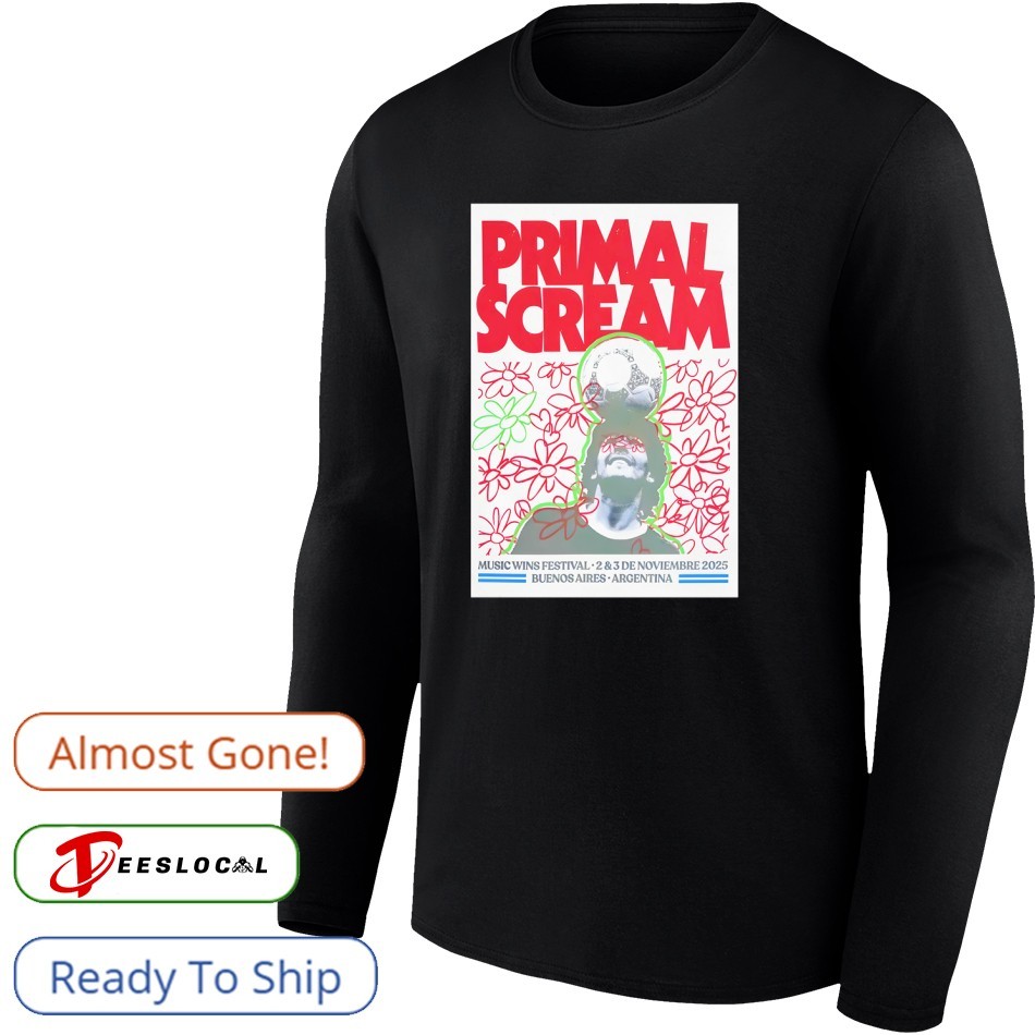 新品】PRIMAL SCREAM ツアーTシャツ Lサイズ 新品】PRIMAL SCREAM