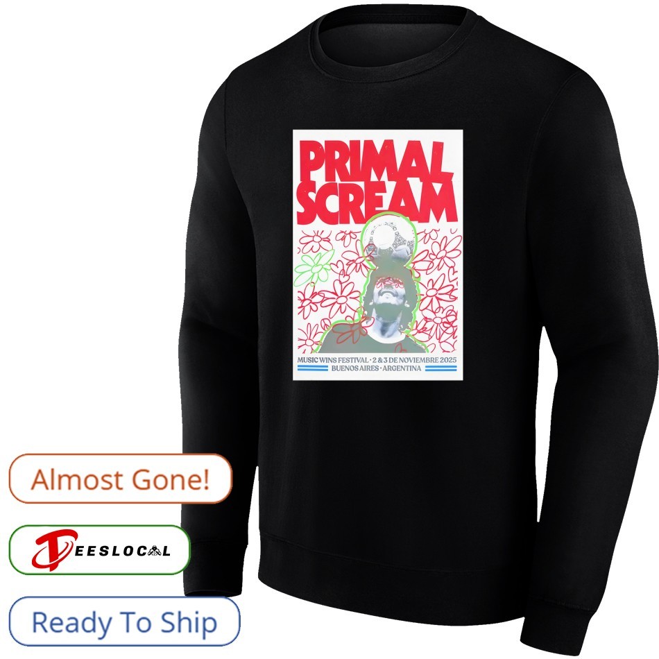 Primal Scream Nov 2-3 2025 Music Wins Festival Buenos Aires