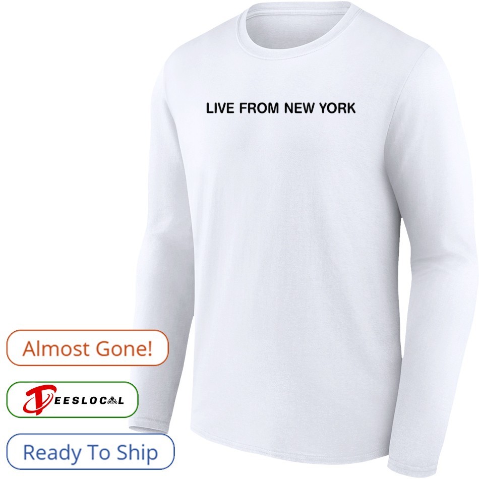 Sabrina Carpenter Embroidered Live From New York Shirt, hoodie