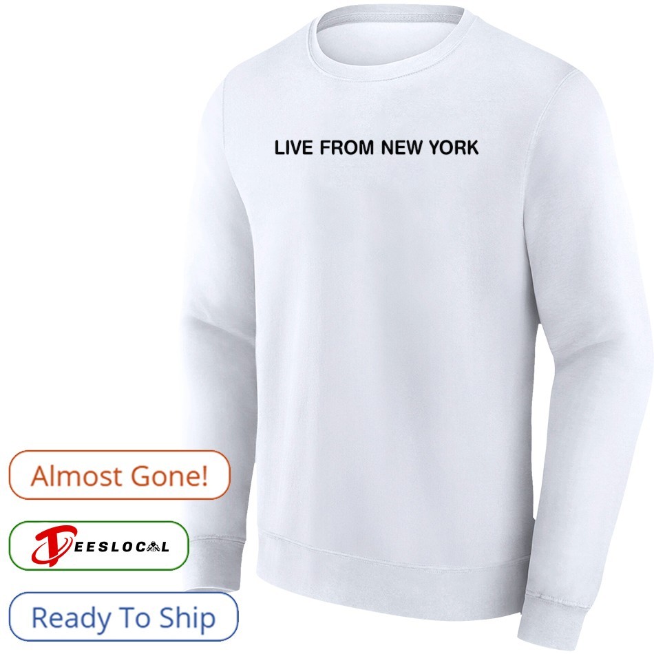 Sabrina Carpenter Embroidered Live From New York Shirt, hoodie