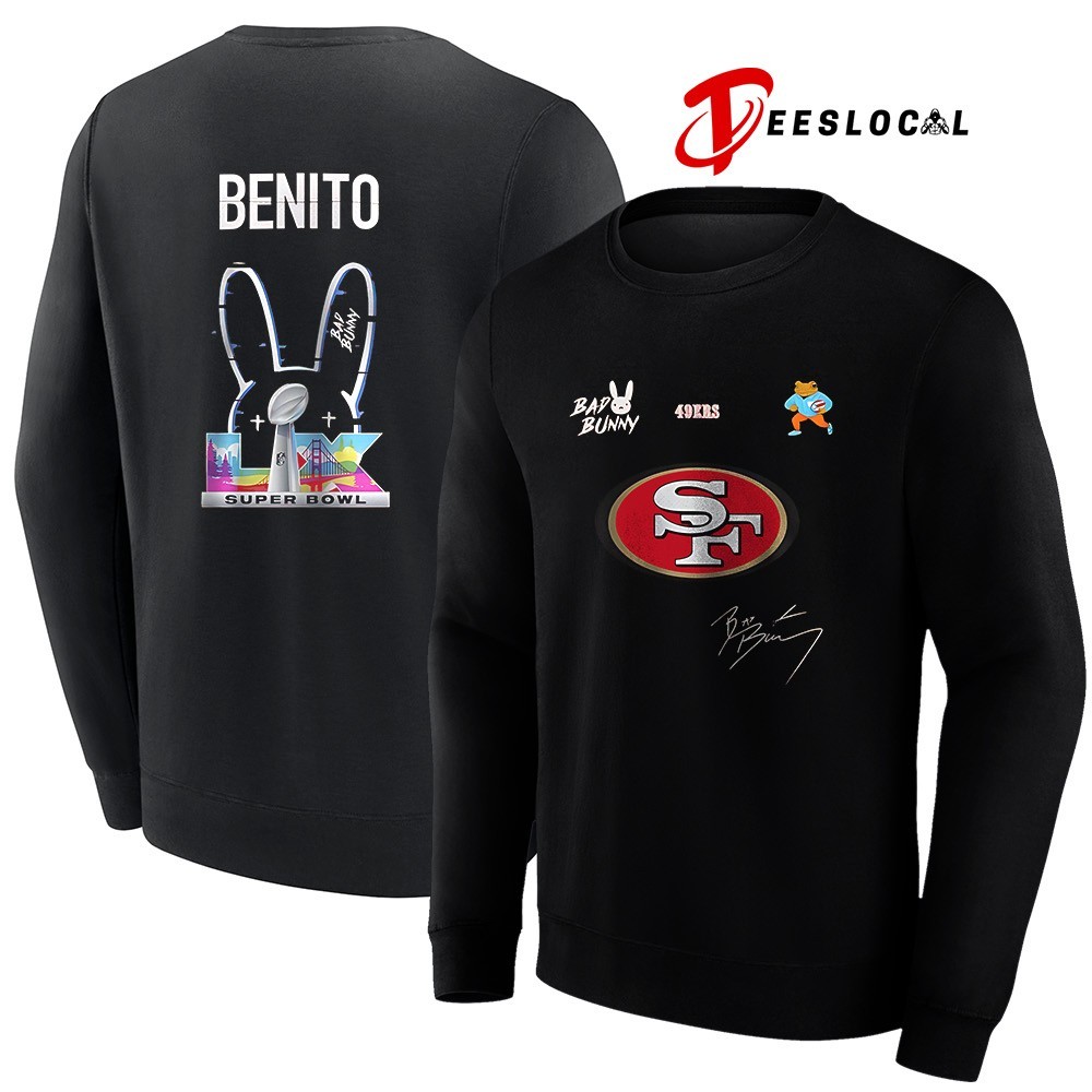 San Francisco 49ers Bad Bunny 2026 Super Bowl LX Benito signature