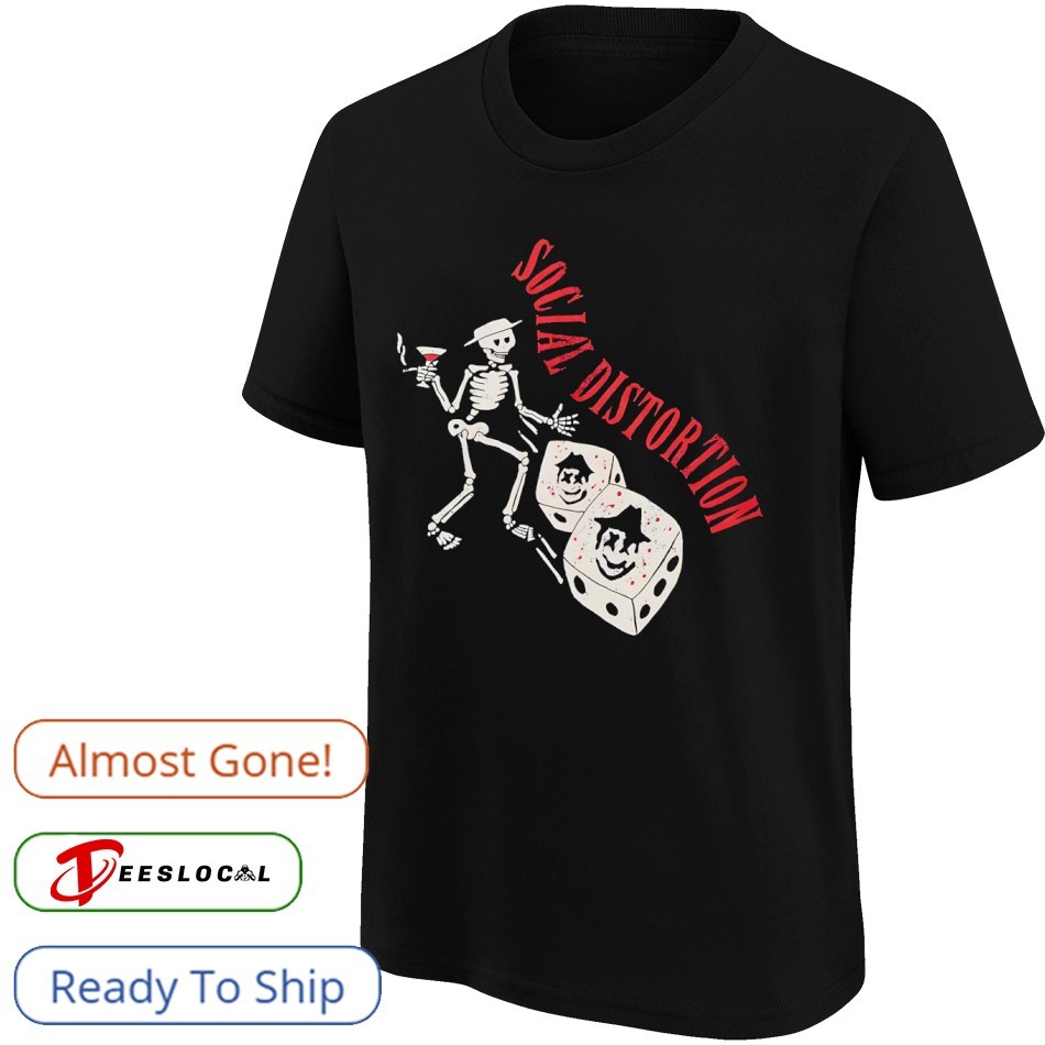 SOCIAL DISTORTION Tシャツ Amazon.com: Official Social Distortion Skelly T-Shirt