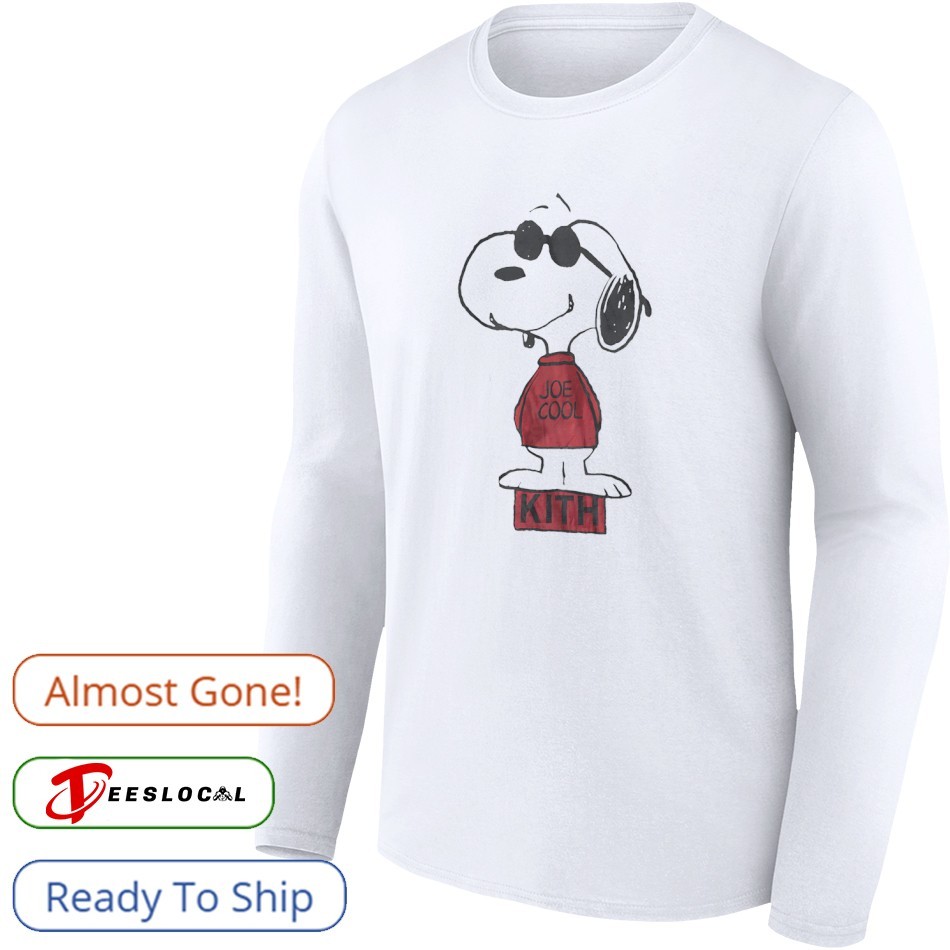 kith snoopy Tシャツ　XL Kith for Peanuts Snoopy Classic Logo Tee - Black – Kith Europe
