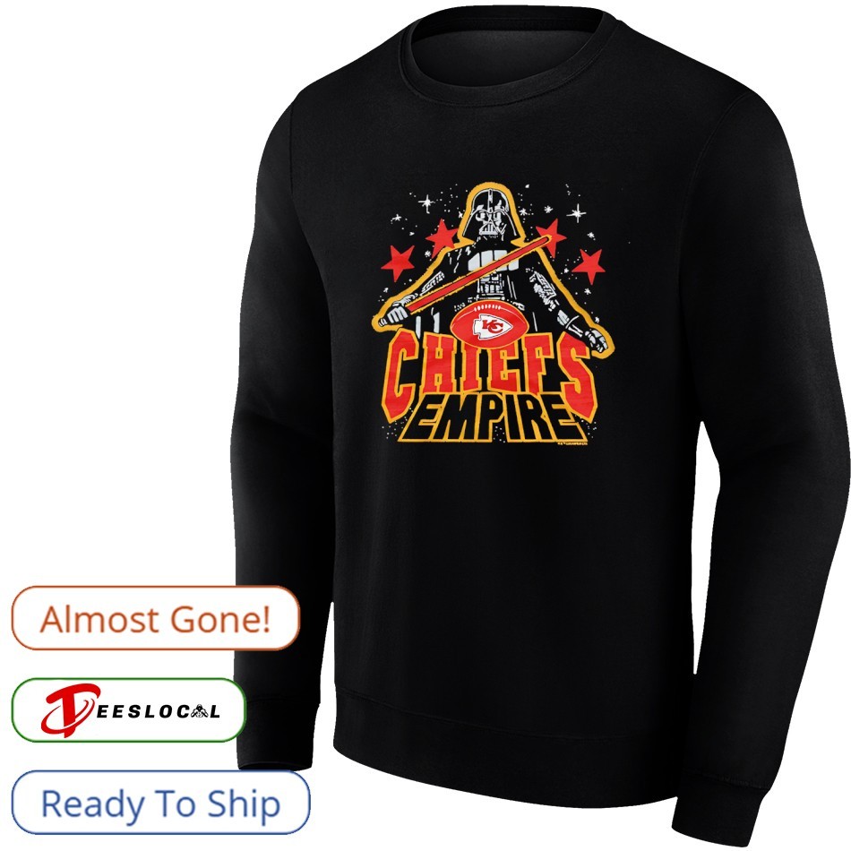 Star Wars x Kansas City Chiefs Darth Vader empire shirt
