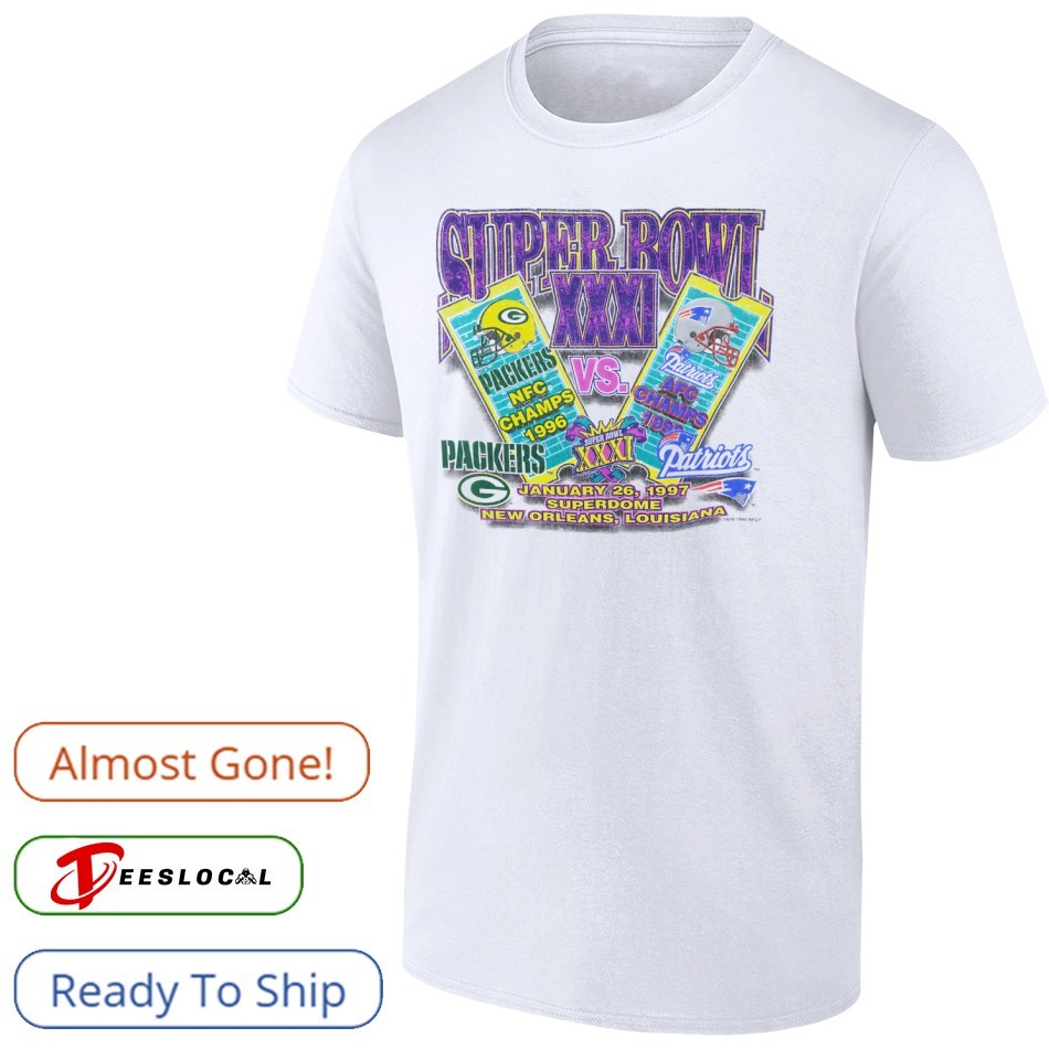 Super Bowl XXXI Green Bay Packers vs New England Patriots Champ