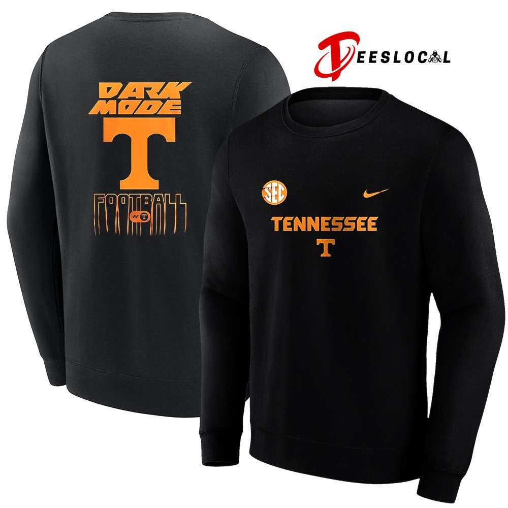 Tennessee Volunteers dark mode football logo shirt, hoodie - Main Image