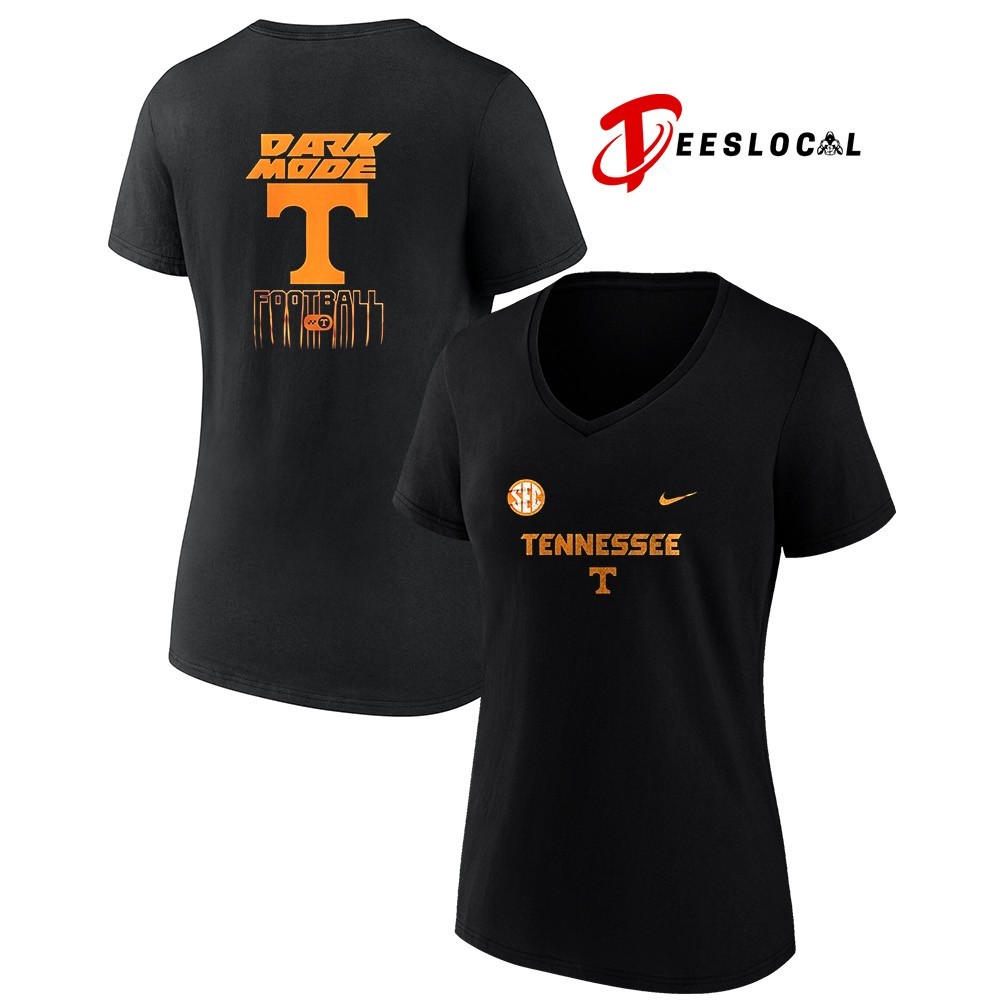 Tennessee Volunteers dark mode football logo shirt, hoodie