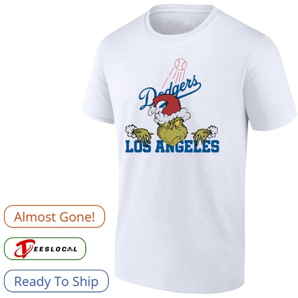 The Grinch Vs Los Angeles Dodgers Christmas MLB Baseball 2025 Shirt