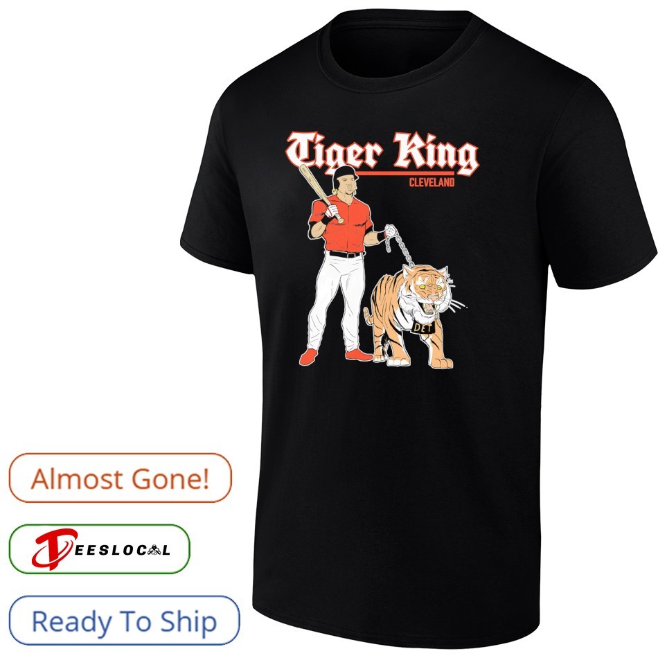 Tiger king José Ramírez Cleveland Guardians vs Detroit Tigers shirt