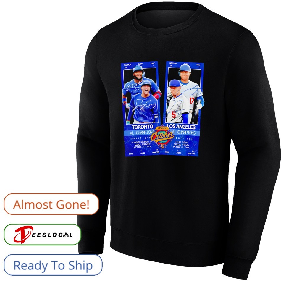 Dodgers vs. Giants Tシャツ ⚾️Los Angeles Dodgers地区シリーズ突破🏆 NLCS進出決定‼️‼️ 大谷