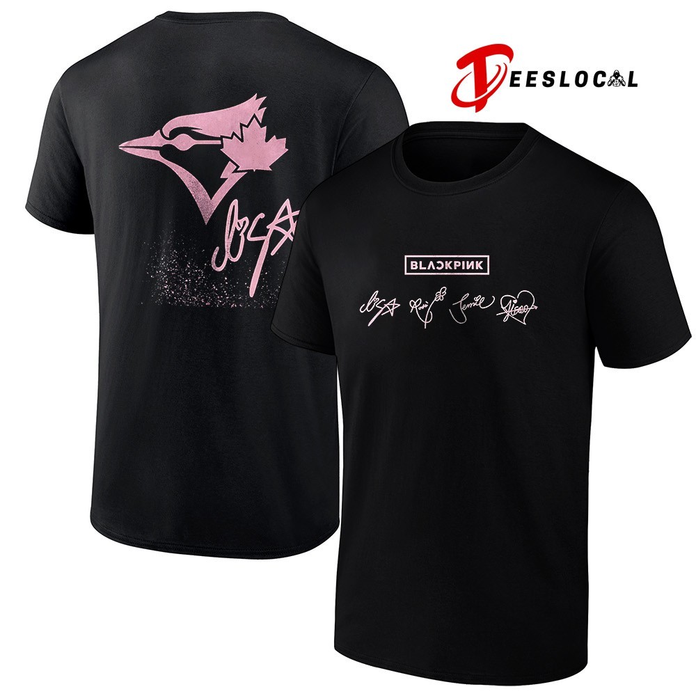 Toronto Blue Jays x BlackPink signatures shirt, hoodie, sweater