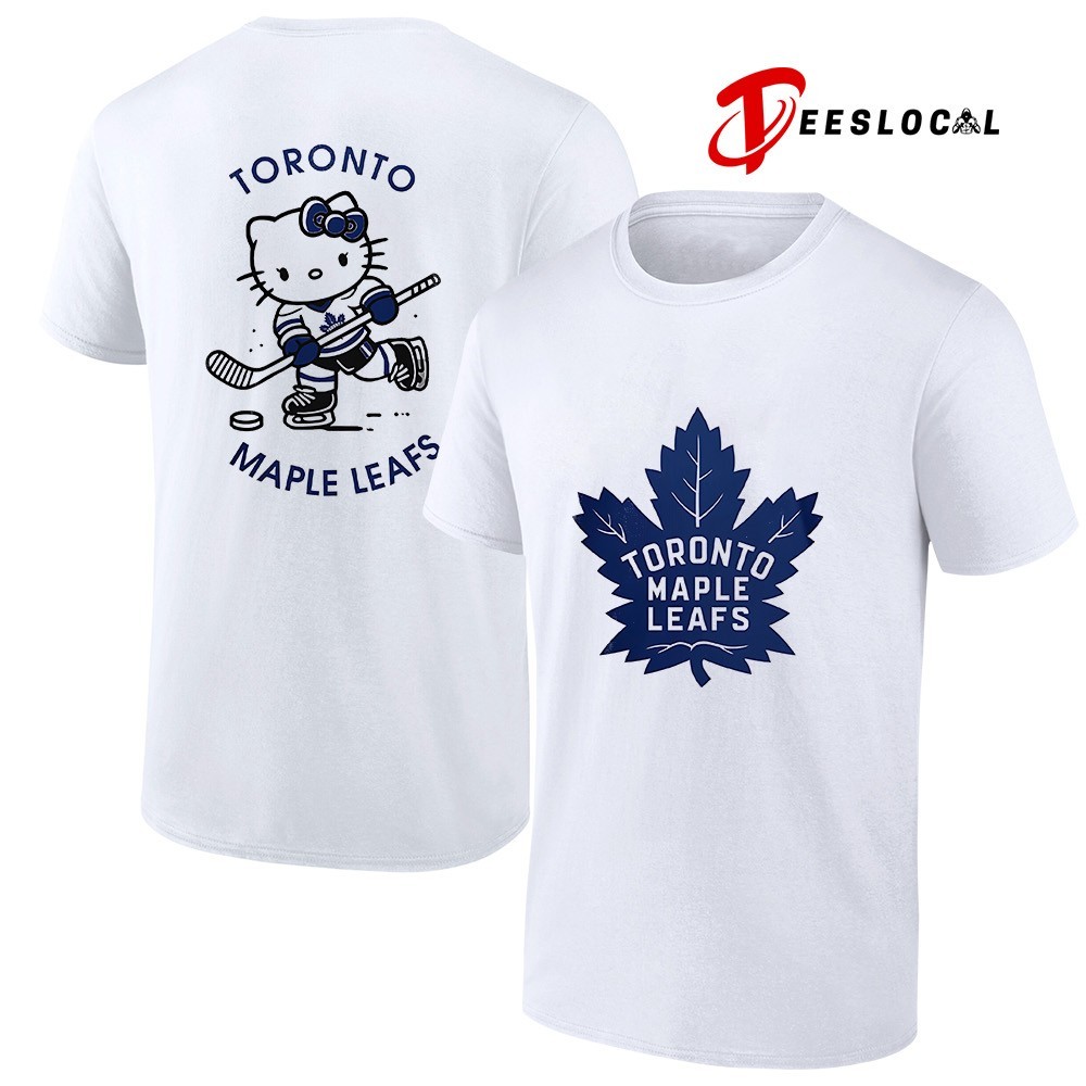 Toronto Maple Leafs x Hello Kitty 50th anniversary shirt