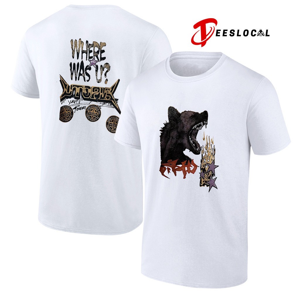 Travis S Circus Maximus tour where was u Utopia Hyena shirt