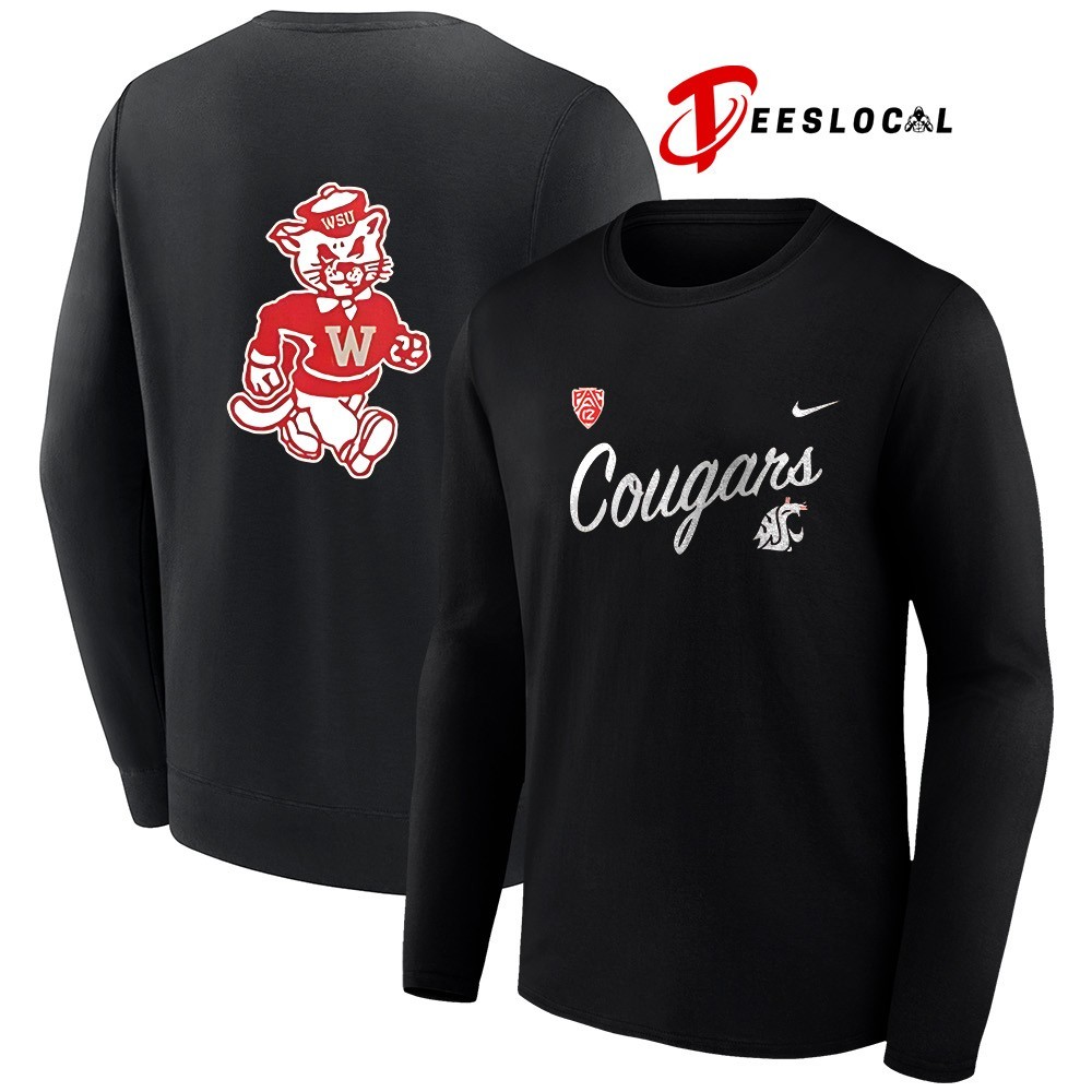 Washington State Cougars 2025 retro logo shirt, hoodie