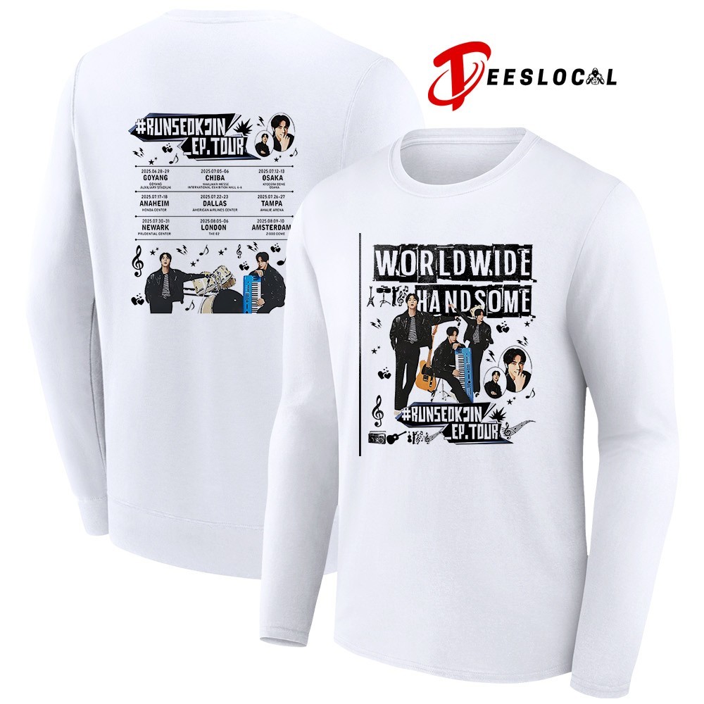 RUNSEOKJIN_EP.TOUR S/S JERSEY Mサイズ　ロンドン BTSジンRUNSEOKJIN_EP.TOUR JERSEY ロンドン Mサイズ BTSジン