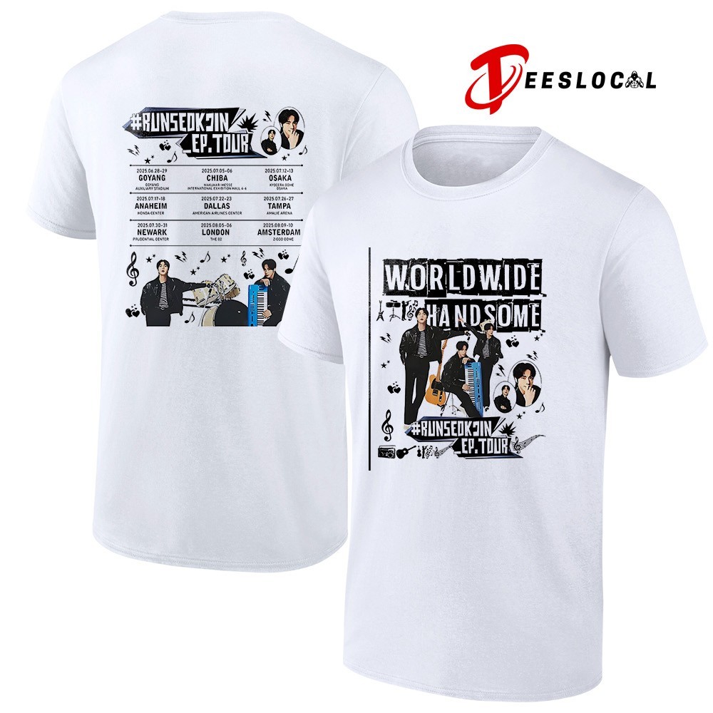日本未発売 RUN SEOKJIN 2025 ツアーTシャツ ジン BTS 日本未発売 RUN SEOKJIN 2025 ツアーTシャツ ジン BTS Run