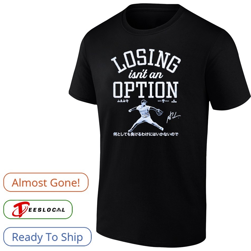 Yoshinobu Yamamoto Los Angeles Dodgers losing isn't an option