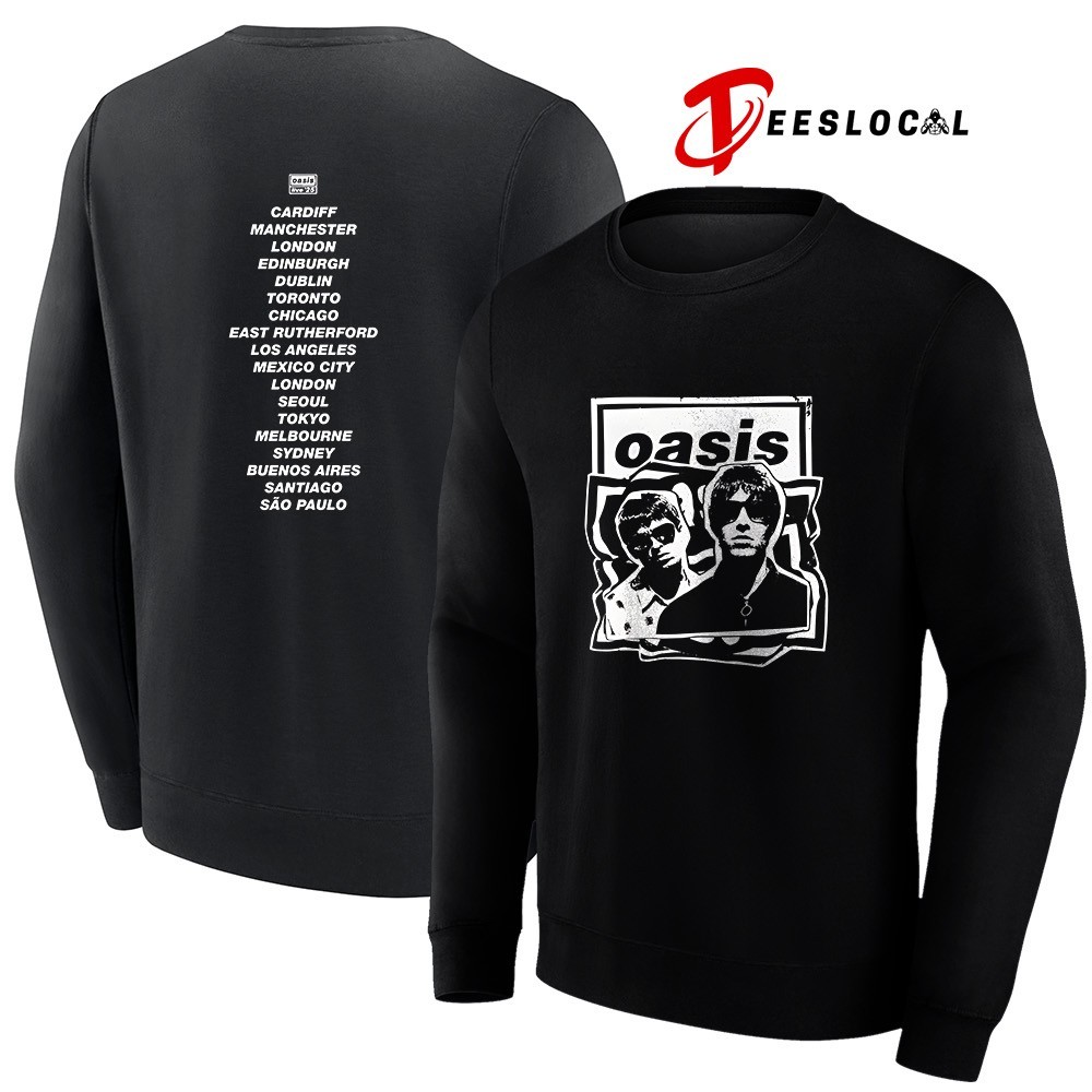 oasis live '25 スウェット Paper Cut Out Photo oasis live '25 スウェット Paper Cut Out Photo Oasis Live 25 World