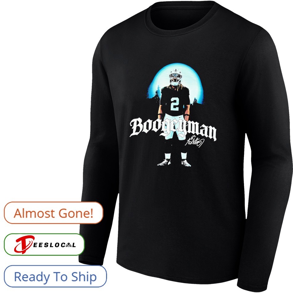 Ashton Jeanty boogeyman Las Vegas Raiders football signature shirt