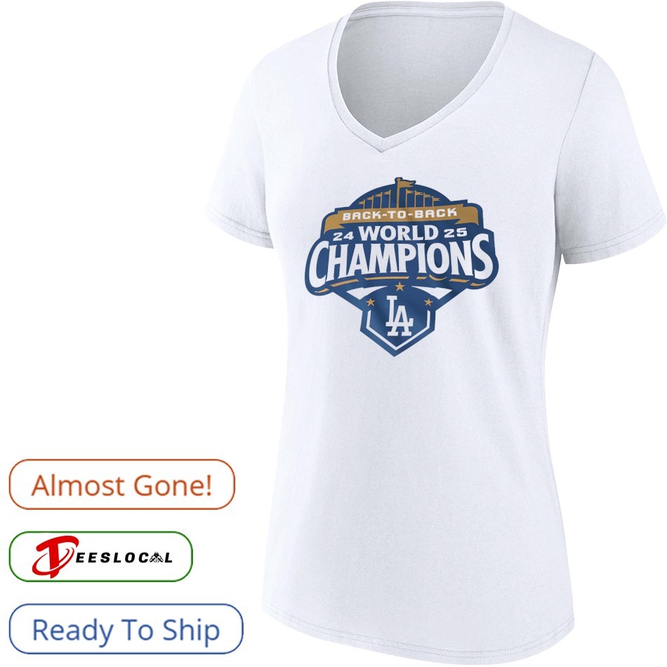 Back to back Los Angeles Dodgers MLB World Champions 2025 shirt
