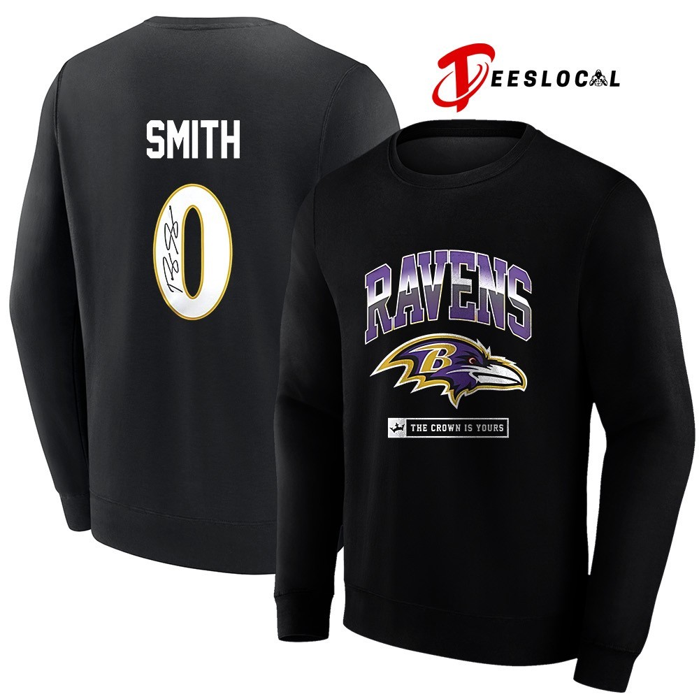 Baltimore Ravens Roquan Smith the crown is yours name and number