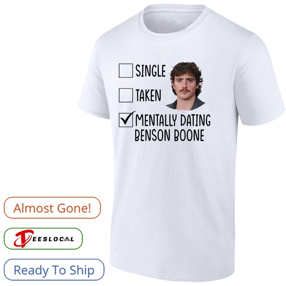 Benson Boone single taken mentally shirt, hoodie, sweater, long