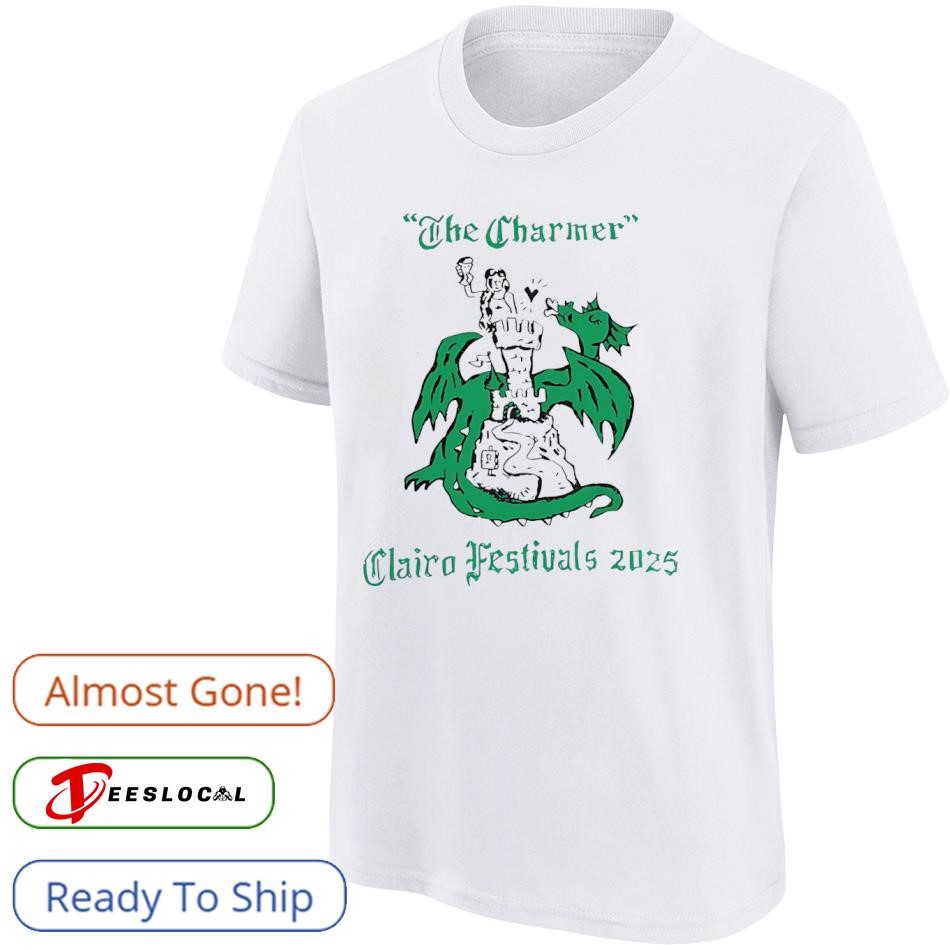Clairo the Charm festivals green dragon 2025 live in concert shirt