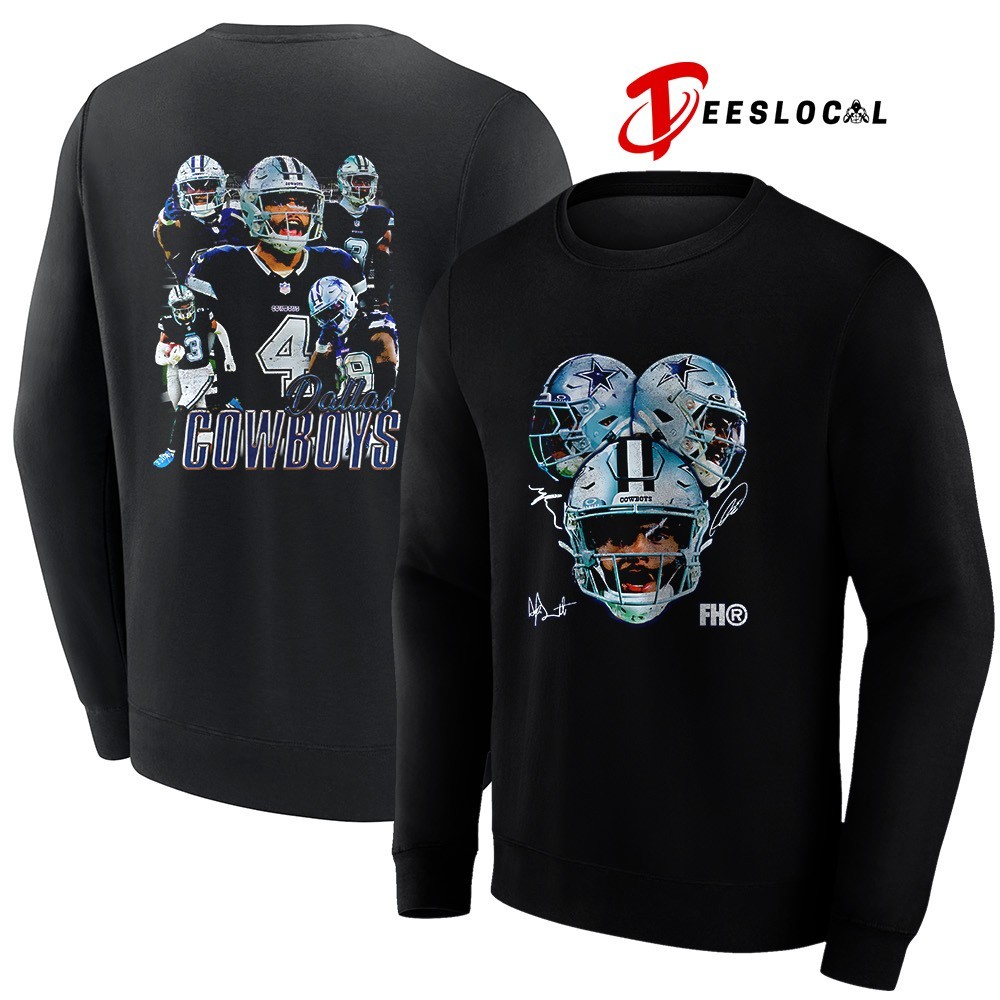 Dallas Cowboys George Pickens Dak Prescott Troy Aikman big 3