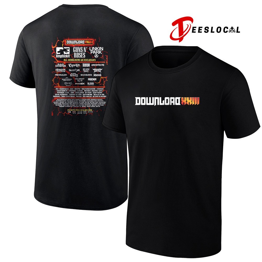 Download Festival XXIII 2026 Donington Park UK lineup shirt