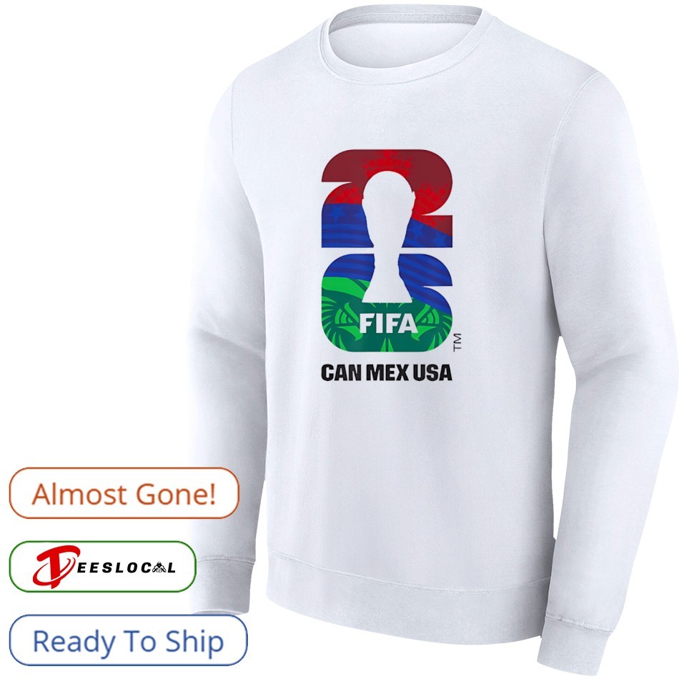 FIFA World Cup 26 can Mex Usa trophy logo shirt, hoodie, sweater