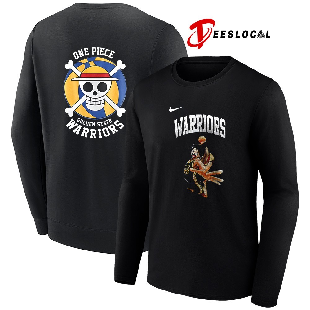 Golden State Warriors x One Piece shirt, hoodie, sweater, long