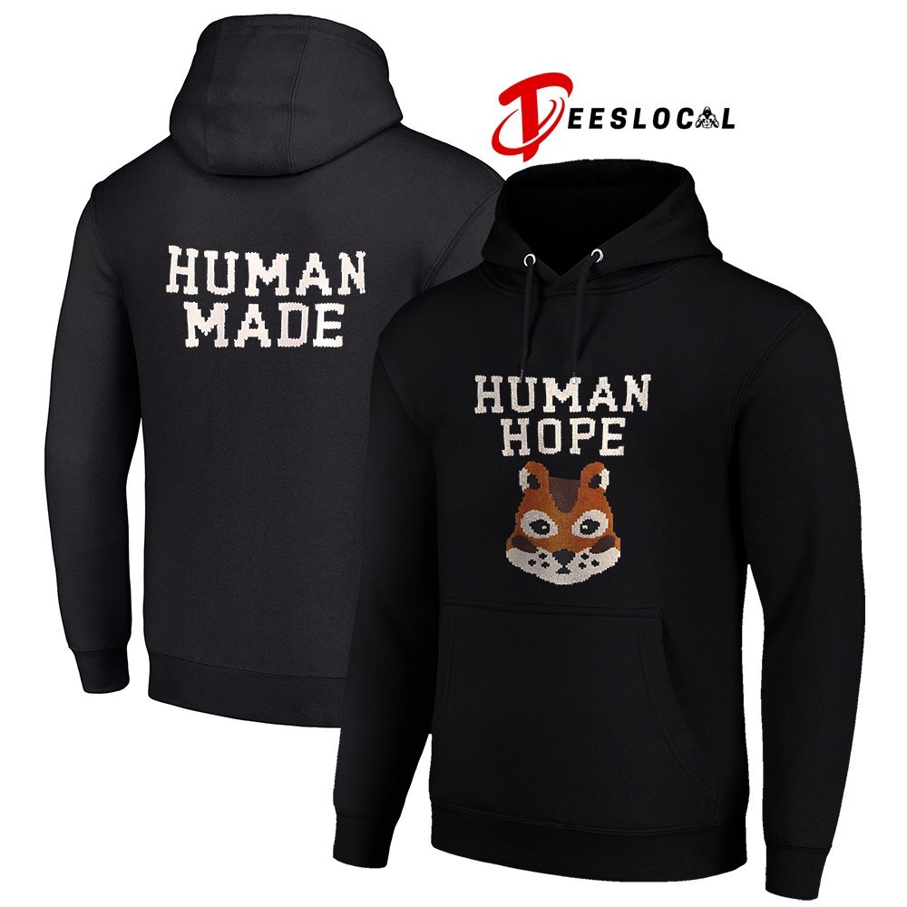 Human Made x J Hope Human Hope squirrel mascot shirt, hoodie