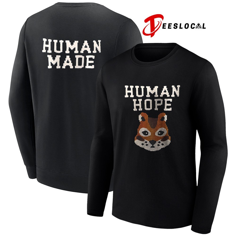 Human Made x J Hope Human Hope squirrel mascot shirt, hoodie